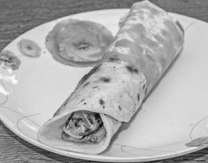 Butter Garlic Paneer Roll