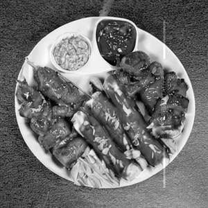 Jumbo Bbq Plater Half
