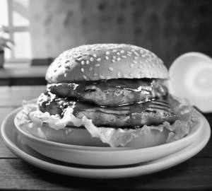 Barbeque chicken burger