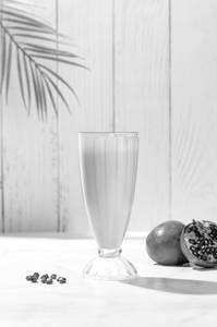 Pomegranate Milk Shake