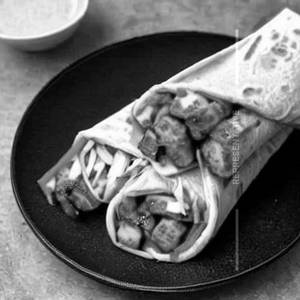 Spicy Crispy Paneer Patty Wrap