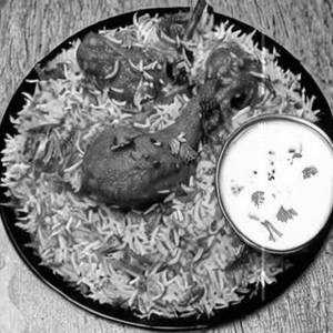 Kabaab piece Chicken Biryani Full