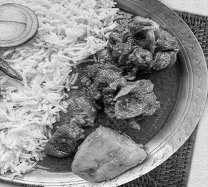Rice with Mutton Kosha