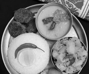 Bhat Dal Aloo posto