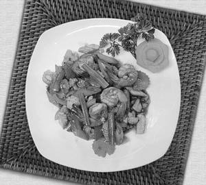 Prawn Phad Prik On