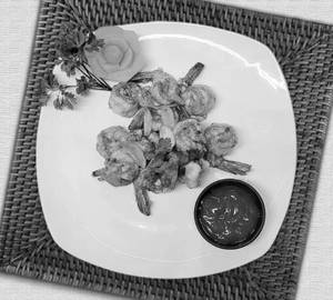 Shrimp Tod Kratiem Phrik Thai