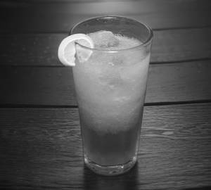 Blue lagoon (refreshing sweet and tangy blue curraco slush]