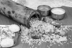 Bamboo Chicken Biryani
