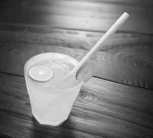 Fresh Lemon Soda Or Water