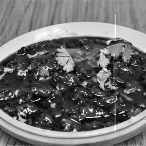 Non Veg Chicken Black Bean