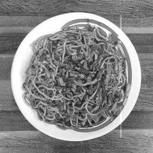 Schezwan manciurian noodles