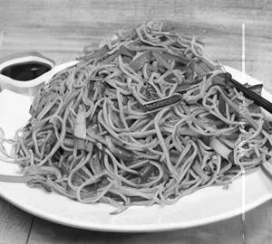 Veg hakka noodles