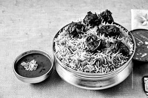 Mutton Dum Biryani Half
