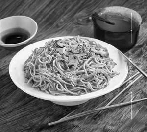 Mushroom Noodles 