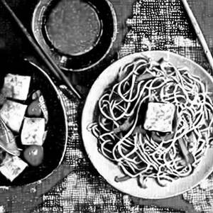 Paneer hongkong noodles