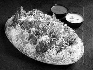 Mutton Fried Piece Biryani [Family Pack]