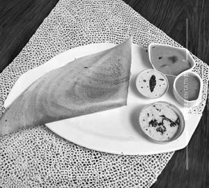 Cheese corn dosa
