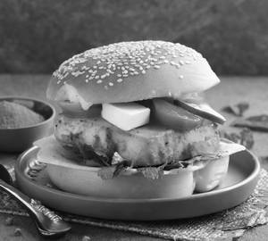 Tandoori paneer burger                                                    