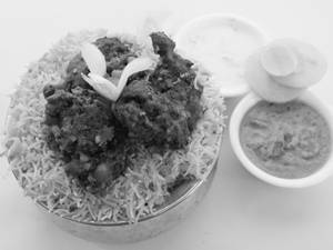Chicken Lollipop Biryani