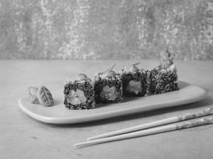 Asparagus Tempura Sushi