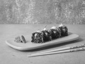 Oyster Mushroom Tempura Sushi
