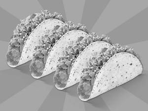 4 Crispy Chicken Tacos @ 98 each