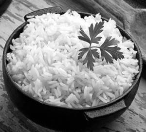 Plain rice