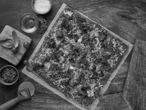 Blackened Corn Flat Bread