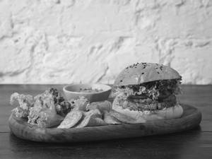 Himalayan Tofu Amaranth Burger