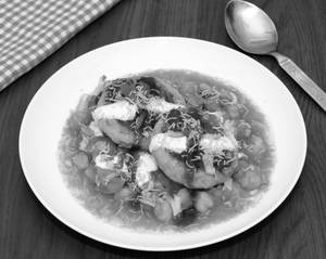 Aloo Tikki with Chole