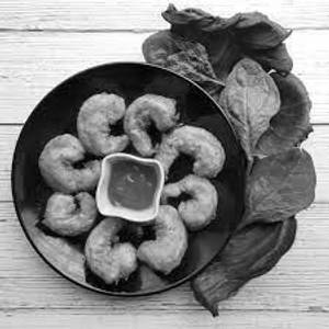 Golden Fried Prawns 