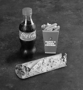 1 Chicken Wrap, Fries, 250 Ml Coke