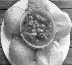 Aloo tamatar sabji poori 5