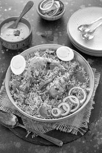 Chicken Biryani with raita