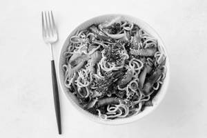 Veg chowmein [half]
