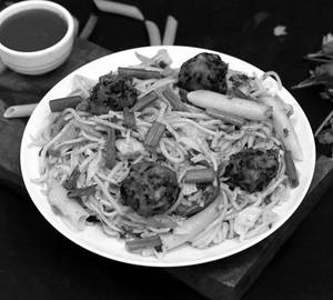 Veg Manchurian Noodles