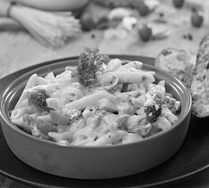 Penne Pasta White Sauce