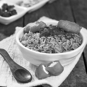 Red Lishi Rice Bowl