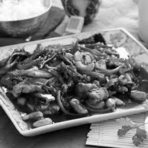 Pork in oyster sauce