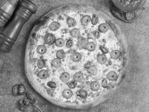 Chicken Seek Kabab Pizza