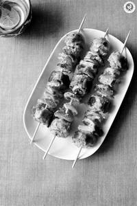 Mushroom Achari Tikka 