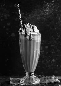 Cold Coffee With Ice Cream 