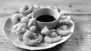 Tempura king prawns