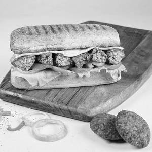 Falafel & Honey Mustard Sandwich (With Peri Peri Lavash Chips)