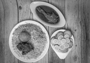 Mutton Biryani + Chicken Chaap