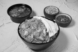 Triple schezwan chicken fried rice