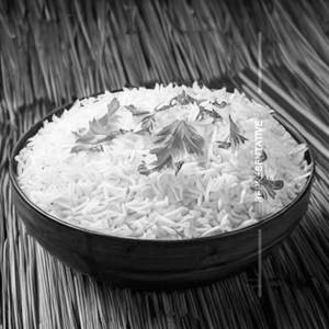 Plain rice [half]