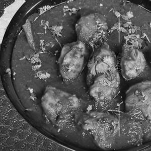 Chicken shejwan dry