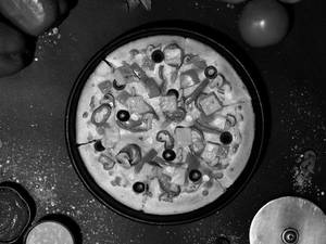 Veg Overloaded Pizza Pan