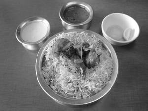 Natukodi biryani